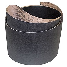 6" x 185" 150 Grit Edge Sanding Belt, Silicon Carbide on X-Weight Polyester/Cotton/Cloth