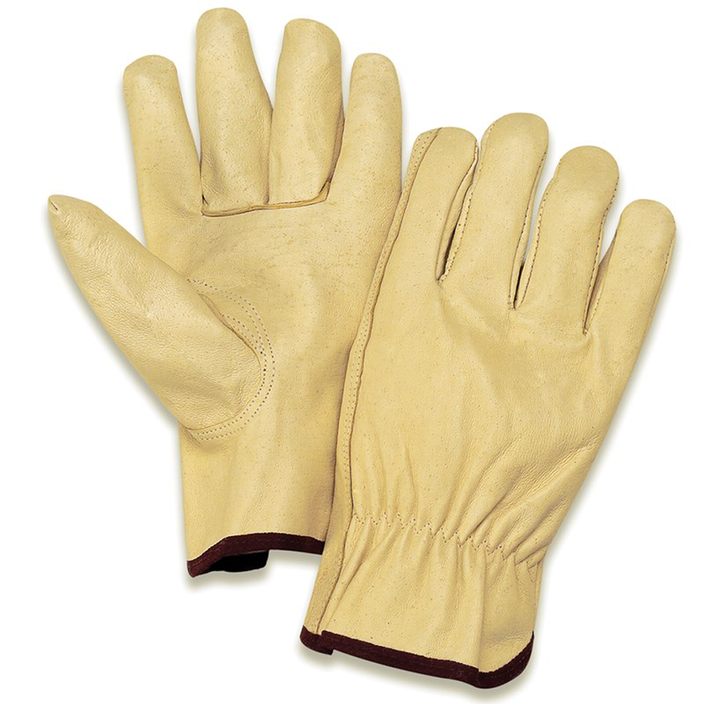 Pigskin Leather Driver's Gloves, Large