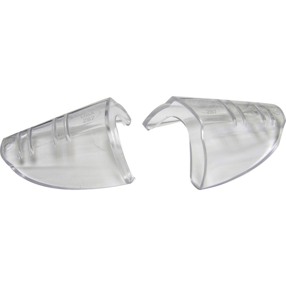 N-Specs&reg; Safety Eyewear Premium PVC Slip-On Eyeglasses Safety Side Shields, Pair