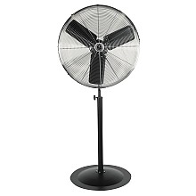 TPI 30" Commercial Pedestal Fan, 8,700/6,780 CFM