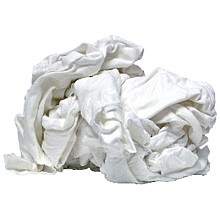 Recycle Knit Rag, White (No 5 Box)
