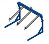 JLT Clamp 6' Single Row Panel Clamp with (5) 3-1/2" High Jaw 40" Clamps